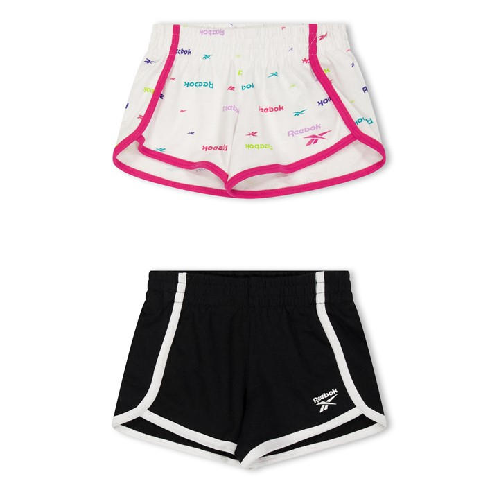 Reebok Girls White Kids' Jogger Jersey Shorts in Size 3 - 4 Years, Sports Direct