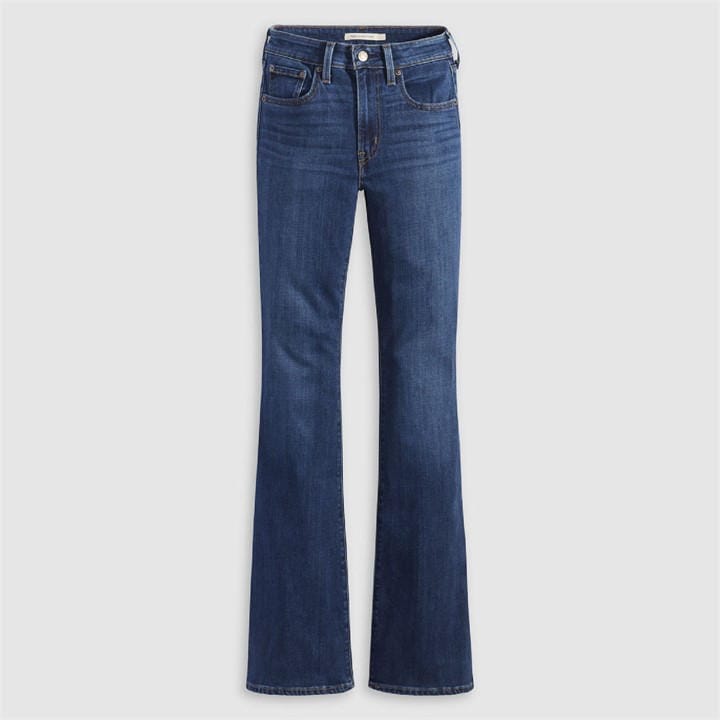 Levis Women's Blue High Rise Flare Bootcut Jeans in Size 25 L32, Sports Direct