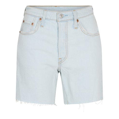Levis - Women's Mid Thigh Denim Shorts