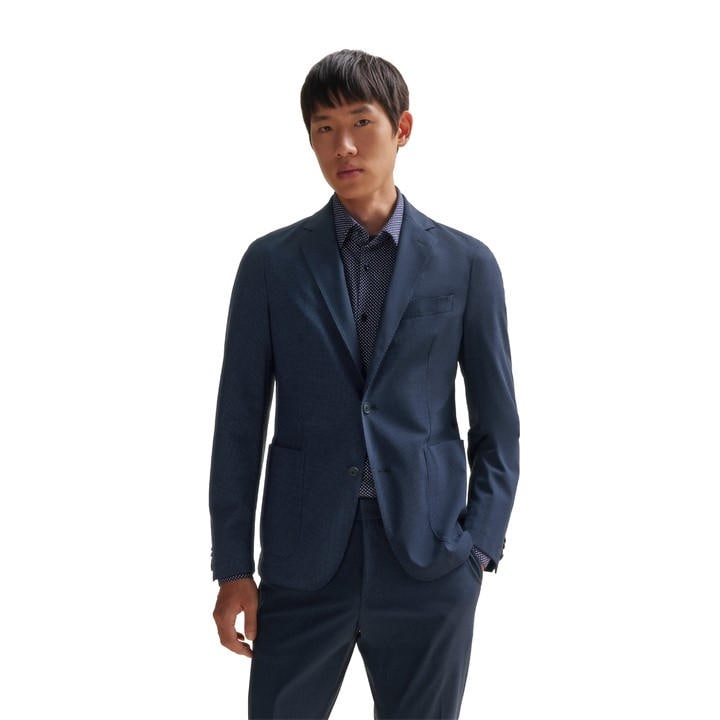 Boss Men's Blue P Hanry  Formal Jacket in Size L, Sports Direct