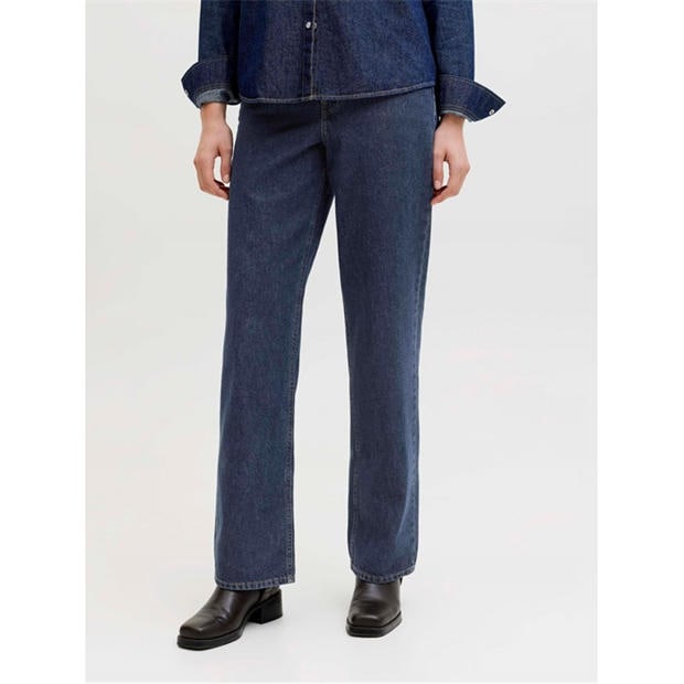 Dark Blue Denim - JJXX - Seville Loose Jeans Ladies