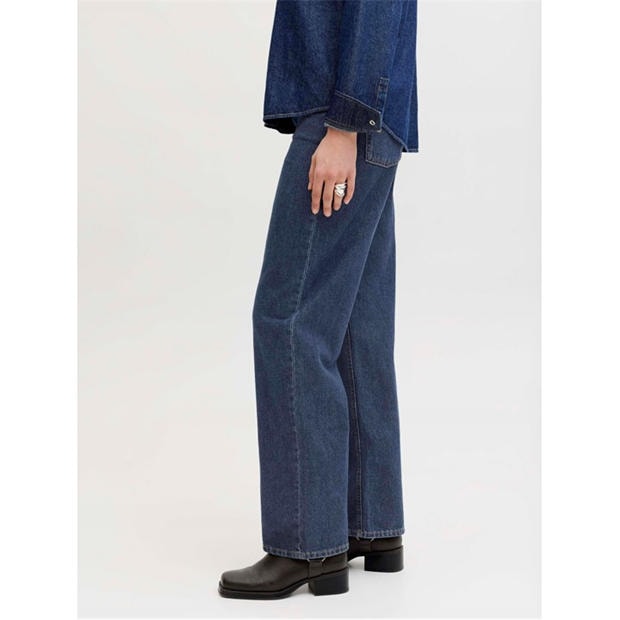 Dark Blue Denim - JJXX - Seville Loose Jeans Ladies