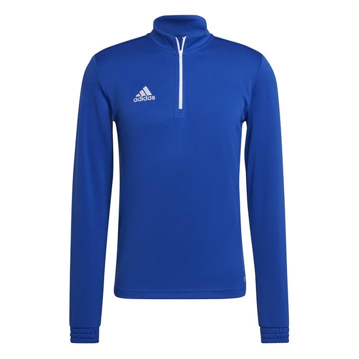 Adidas Men's Blue Ent22 Quarter Zip Fleece in Size L, Sports Direct