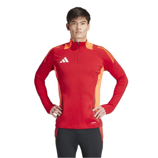 Power Red - adidas - Men's Tiro24 C Quarter Zip Fleece