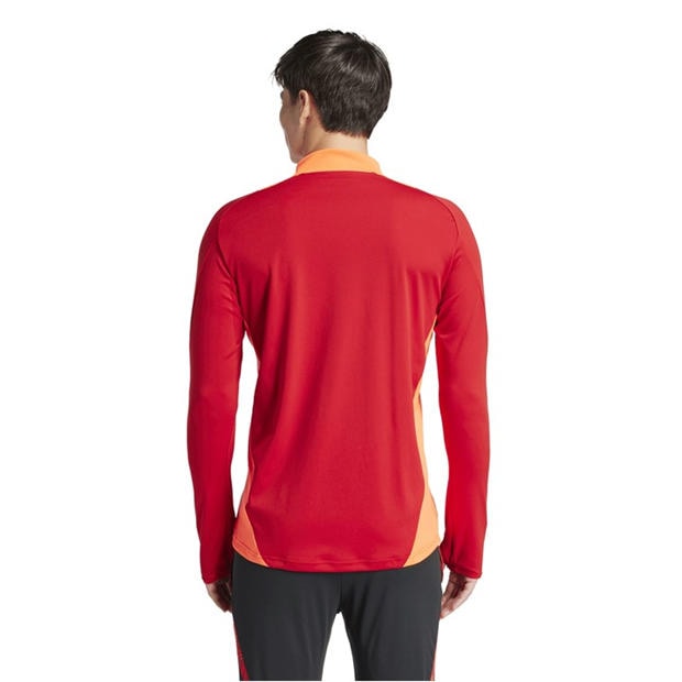 Power Red - adidas - Men's Tiro24 C Quarter Zip Fleece