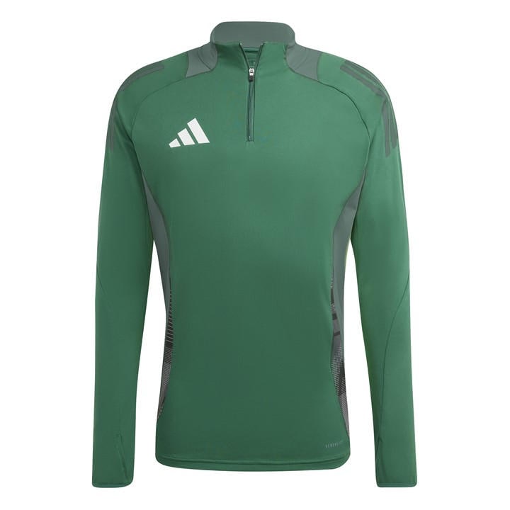 Adidas Men's Green Tiro24 C Quarter Zip Fleece in Size M, Sports Direct