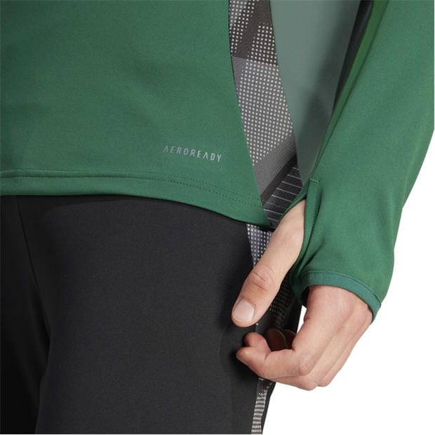 Dark Green - adidas - Men's Tiro24 C Quarter Zip Fleece