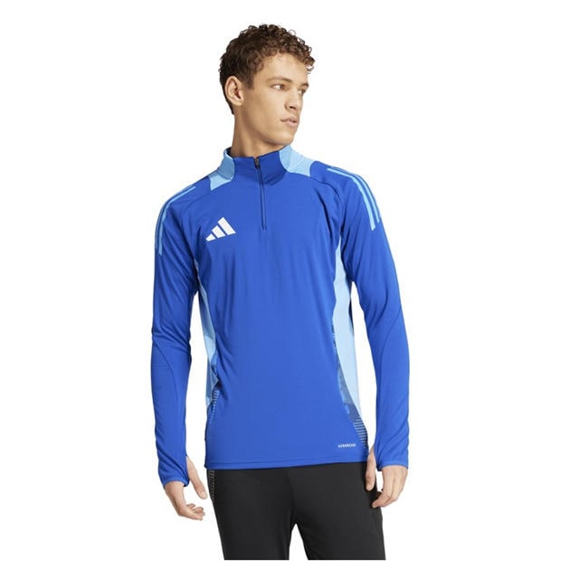 Royal Blue - adidas - Men's Tiro24 C Quarter Zip Fleece