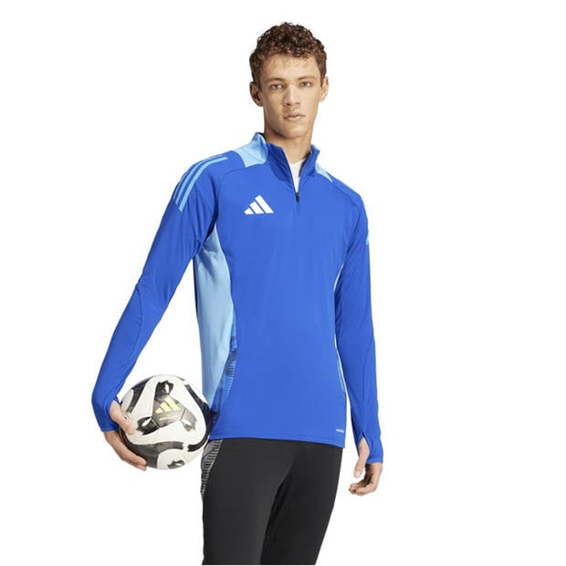Royal Blue - adidas - Men's Tiro24 C Quarter Zip Fleece