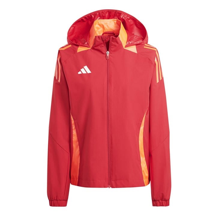 Adidas Women's Red Rain Anorak in Size L, Sports Direct