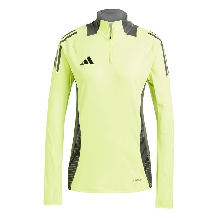 Adidas Women's Yellow Tiro24 Quarter Zip Fleece in Size XS, Sports Direct