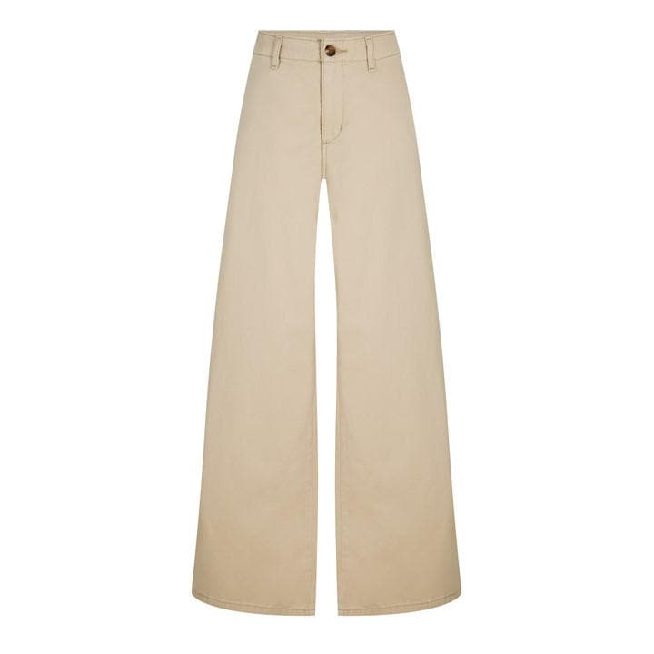 Levis Women's Beige Chino Wide Leg Jeans in Size 26 L29, Sports Direct