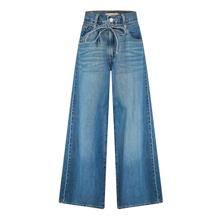 Levis Women's Blue Superwide Wide Leg Jeans in Size 27 L32, Sports Direct