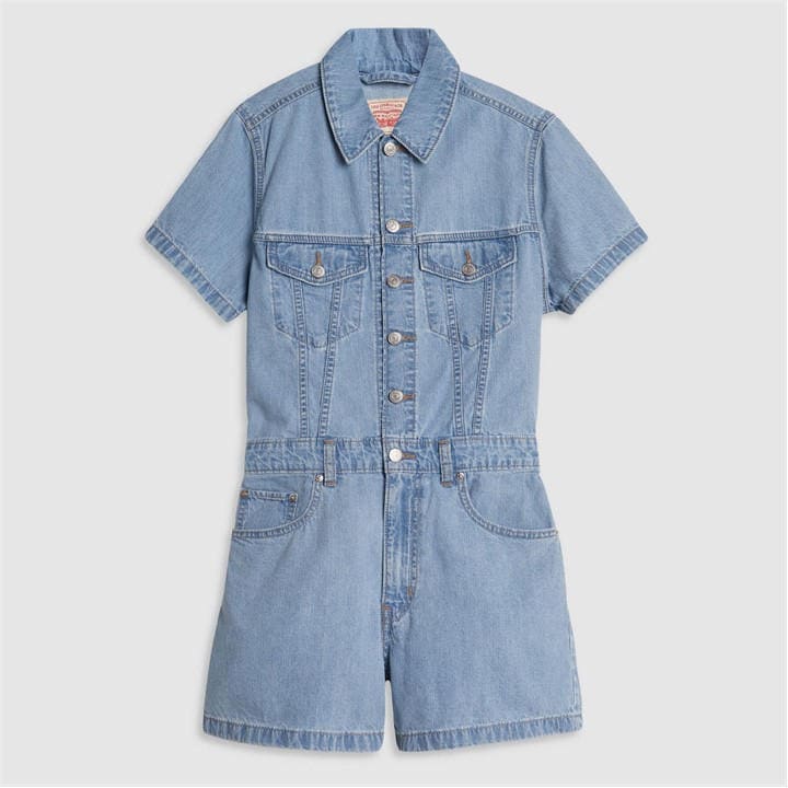 Levis Women's Blue Playsuit in Size 12, Sports Direct