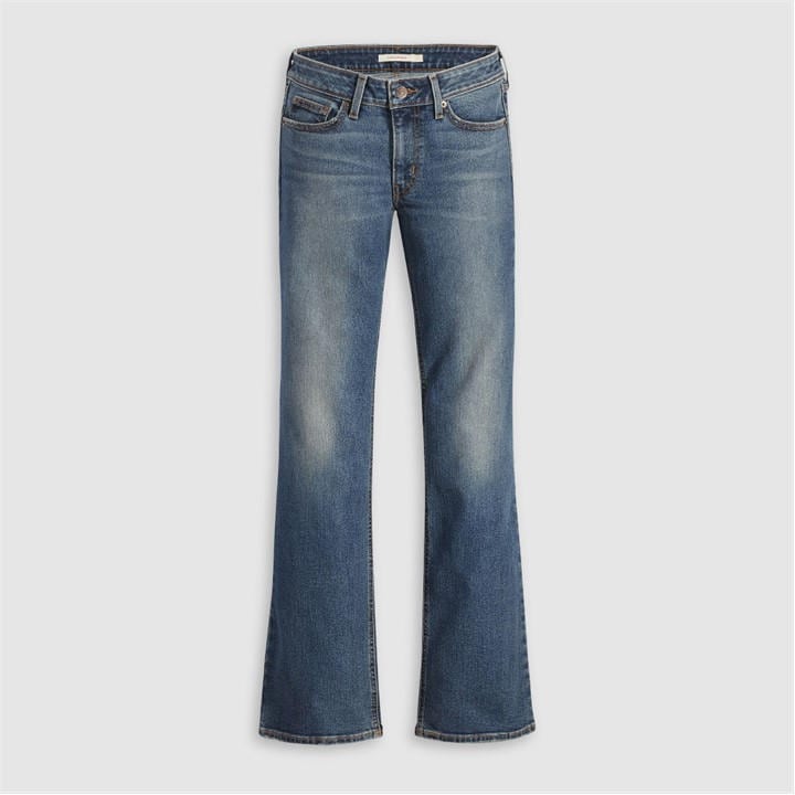 Levis Women's Blue Superlow Bootcut Jeans in Size 32 L, Sports Direct