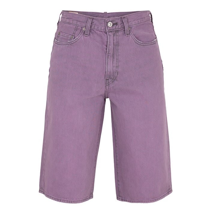 Levis Men's Purple Baggy Denim Shorts in Size 30, Sports Direct