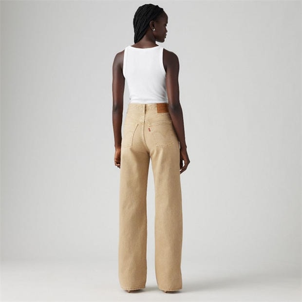Scrp Travertine - Levis - Women's Ribcge Large Wide Leg Jeans