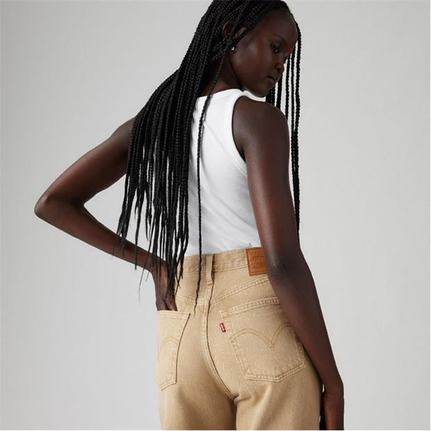 Scrp Travertine - Levis - Women's Ribcge Large Wide Leg Jeans