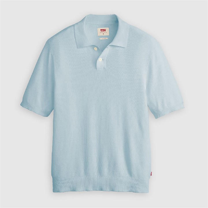 Levis Men's Blue Quarter Zip Knitted Top in Size XL, Sports Direct
