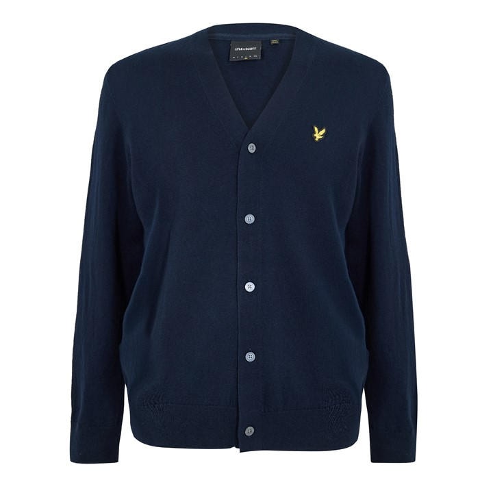 Lyle And Scott Men's Blue Vn Cardigan in Size M, Sports Direct