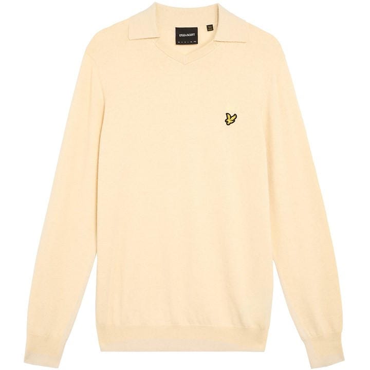Lyle And Scott Men's Yellow Crew Neck Jumper in Size XL, Sports Direct