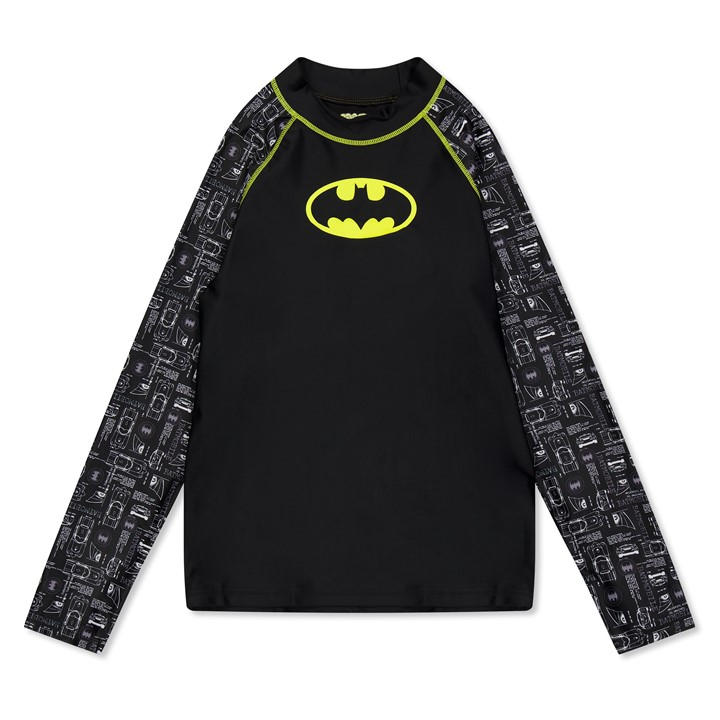Zoggs  Kids Black Batman Printed Sun  in Size 6 - 7 Years, Sports Direct