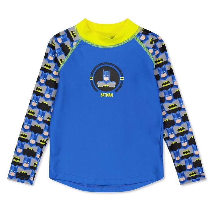 Zoggs  Kids Blue Batman Long Sleeve  in Size 4 - 5 Years, Sports Direct
