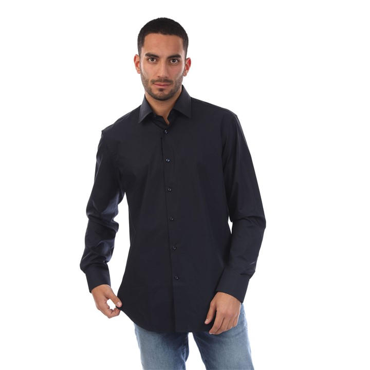Boss Men's Blue H-Joe-Kent-C1-214 Shirt