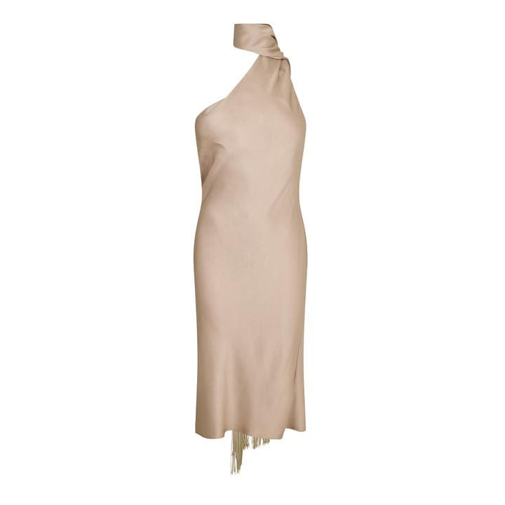 Boss Women's Beige Jersey Skirt in Size 10, Sports Direct
