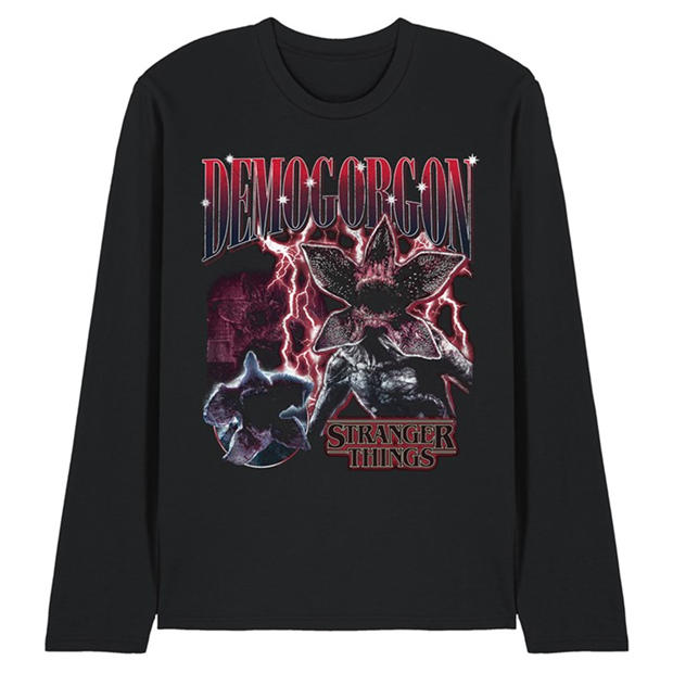 Stranger Things | Stranger Things Demogorgon Homage Long Sleeve T