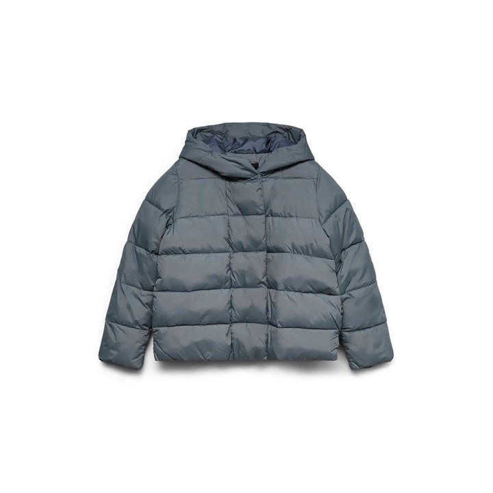 Vero Moda Women's Grey Belinda Short Padded Jacket
