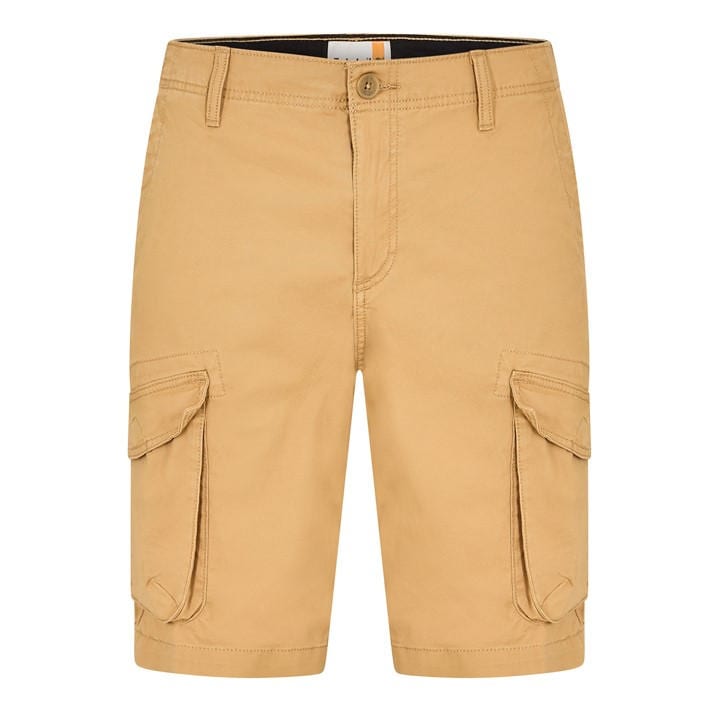 Timberland Men's Yellow Twill Cargo Shorts in Size 30, Sports Direct