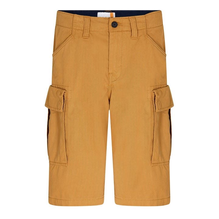 Timberland Men's Yellow Twill Cargo Shorts in Size 30, Sports Direct