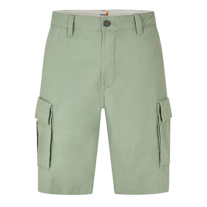 Timberland Men's Green Twill Cargo Shorts in Size 30, Sports Direct