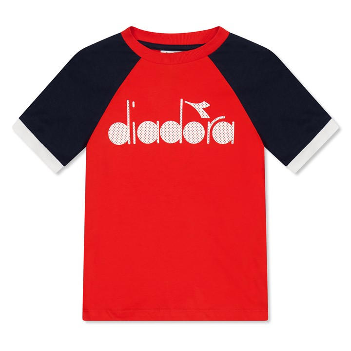 Diadora  Kids Red ' Short Sleeve T-Shirt in Size 14 Years, Sports Direct