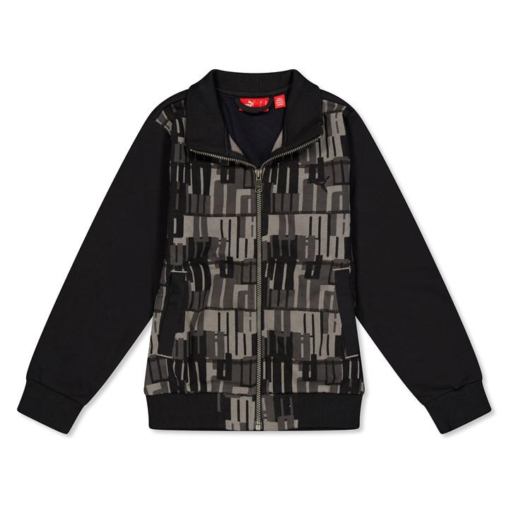 Puma  Kids Black All Over Sweat  in Size 5 - 6 Years, Sports Direct