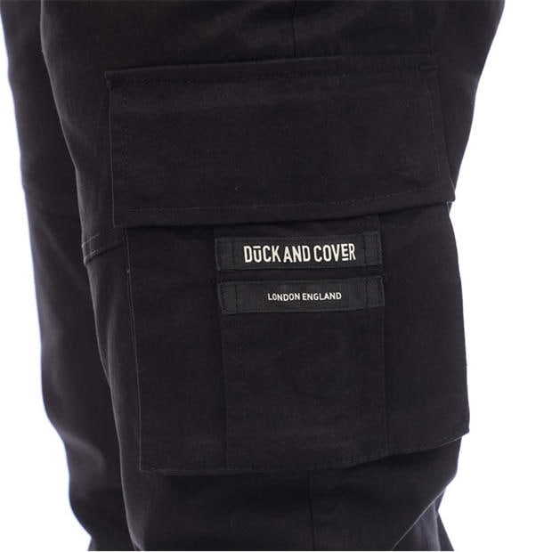 Black - Duck and Cover - Chemmer Woven Joggers