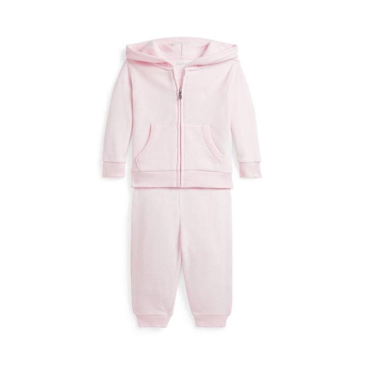 Polo Ralph Lauren  Kids Pink ' Tracksuit Set in Size 9 - 12 Months, Sports Direct