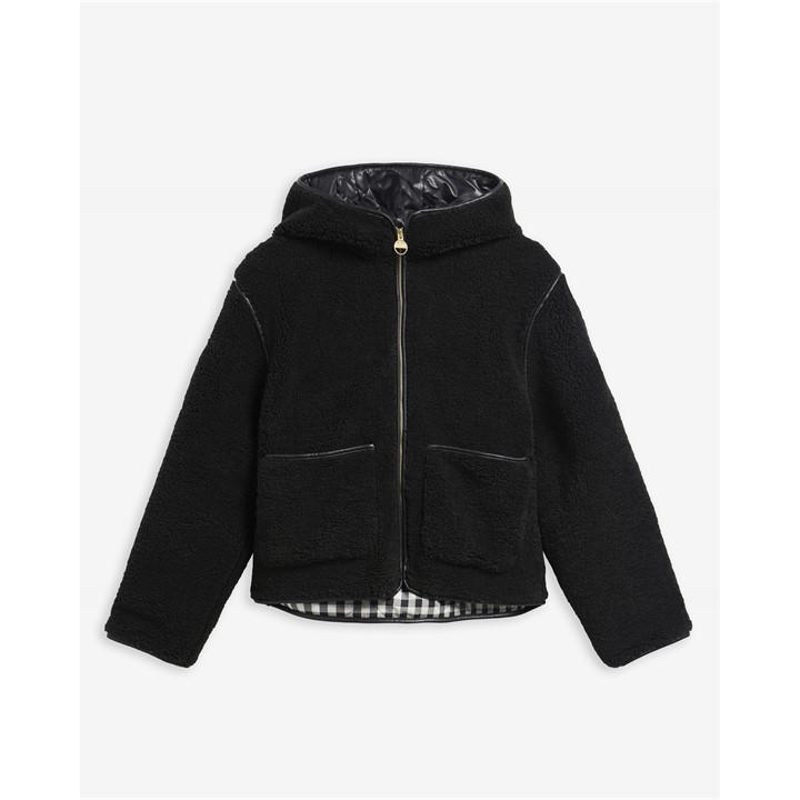 International  Women's  B.int Ramona Flc Jkt Ld64, Football by Barbour  in Size 14, Sports Direct