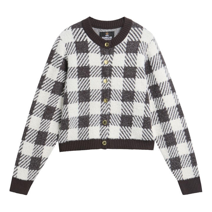 International  Women's  B.int Halina Knt Car Ld64, Football by Barbour  in Size 8, Sports Direct