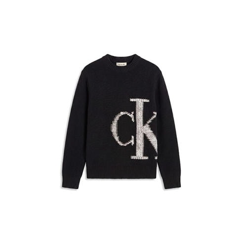Calvin Klein Jeans - Men's Mono Cotton Crew-Neck Jumper