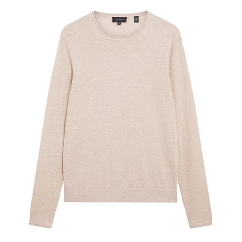 Ted Baker - Men's Linen Blend Crew Neck Jumper