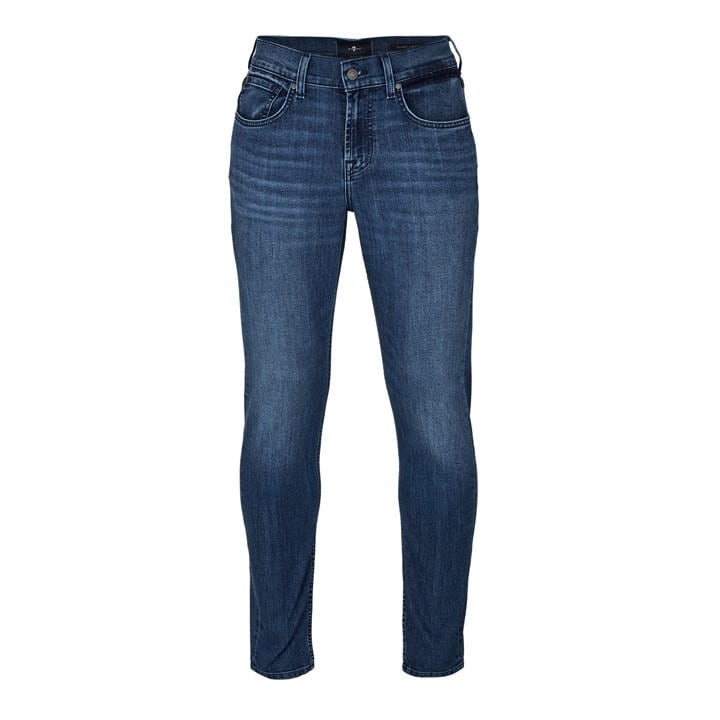 7 For All Mankind Men's Blue Tapered Jeans in Size 30 R, Sports Direct