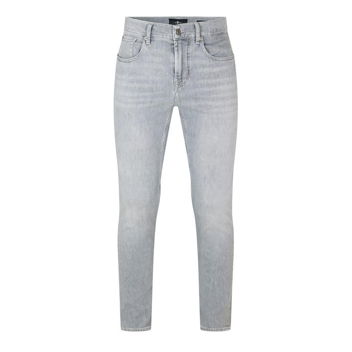 7 For All Mankind Men's Grey Tapered Jeans in Size 34 R, Sports Direct