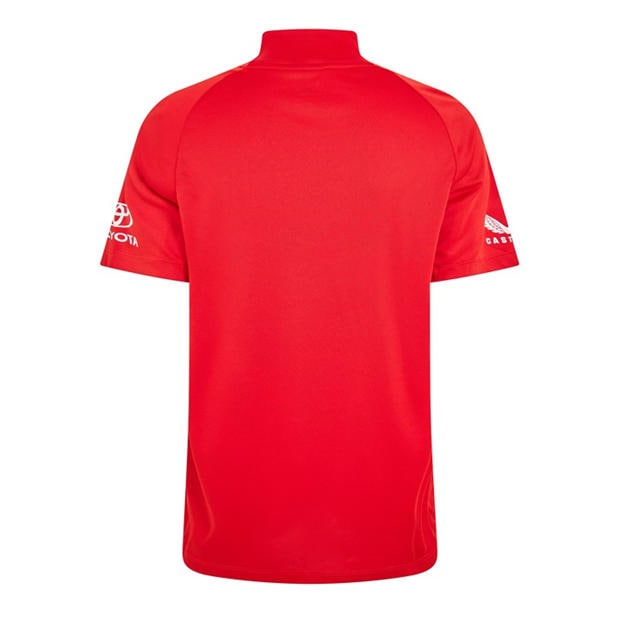 Red - Castore - Men's ECB T20 WC Cricket Shirt