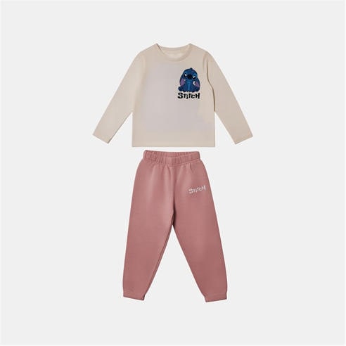 Character - Kids' Disney Frozen Elsa Print Long-Sleeve Top and Trouser Set
