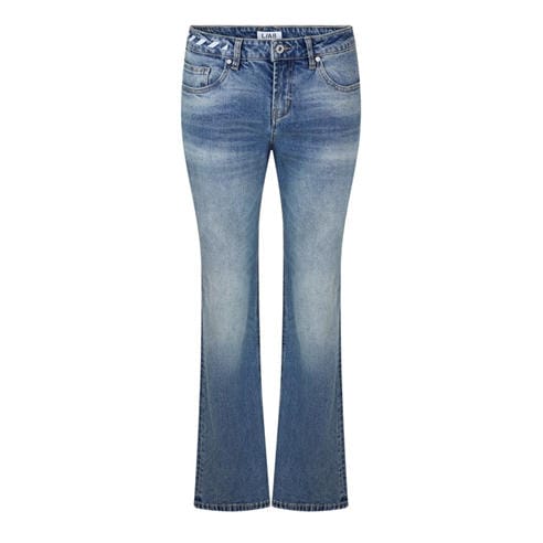 L AB OFF WHITE - Women's Low-Rise Bootcut Jeans