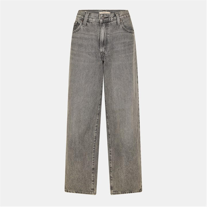 Levis Women's Grey Baggy Dad Jeans in Size 32 R, Sports Direct