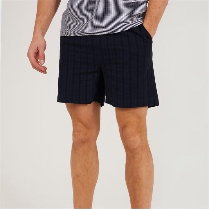 Brave Soul Men' Blue Elasticated Woven Tracksuit Shorts in Size S, Sports Direct