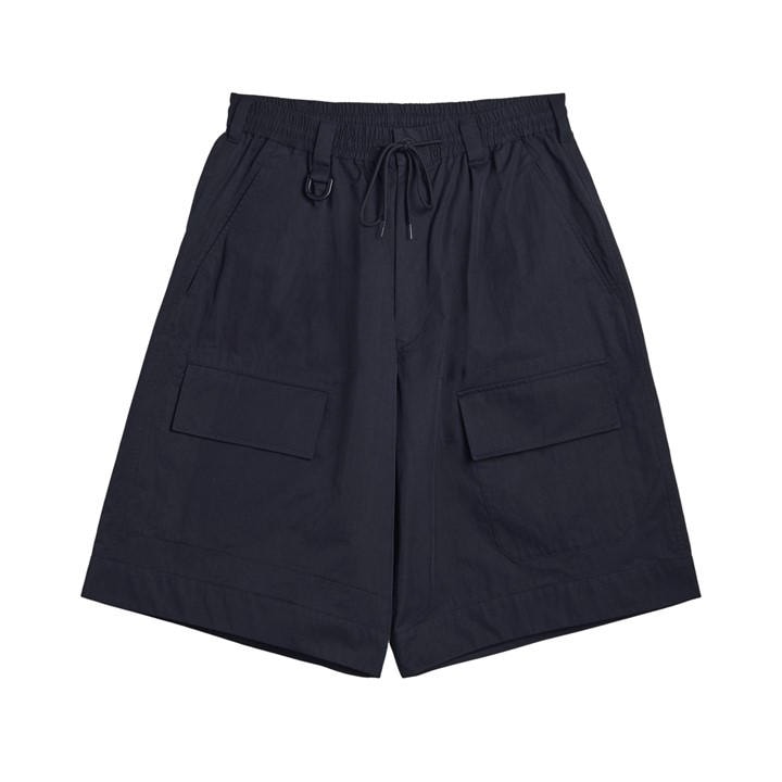Y3 Men' Black Wide Woven Tracksuit Shorts in Size S, Sports Direct